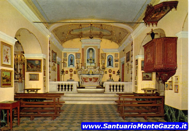 Santuario Monte Gazzo interni prima dei lavori